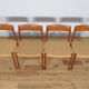 Model 77 chairs by Niels Otto Møller for J.L. Møllers, 1960s, Set of 4