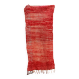 Red Moroccan carpet - 84 x 197 cm