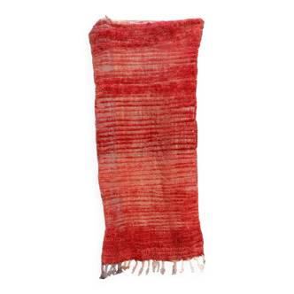 Tapis Marocain rouge - 84 x 197 cm