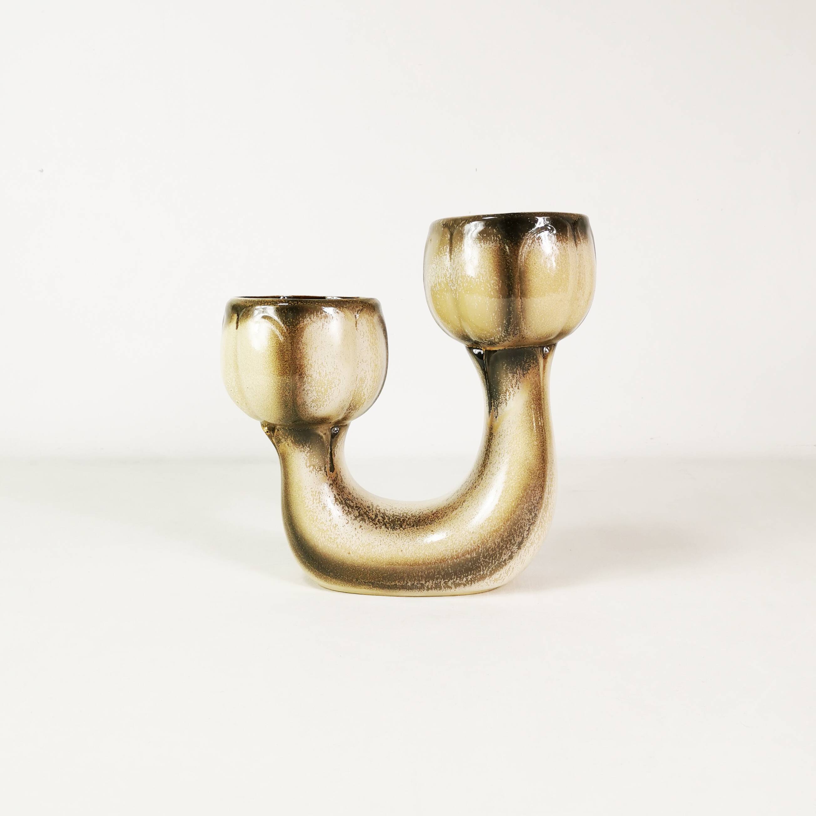 Ceramiczna donica- osłonka, Bay Keramik, Niemcy, lata 60.