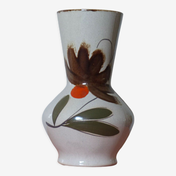 Ancien vase à fleurs, en faience, St Clément, France