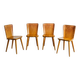 Chaises de salle à manger en pin suédois vintage par Göran Malmvall, années 1940.