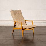 LARGE VINTAGE 3-POSITION ARMCHAIR