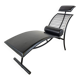 Chaise longue vintage à la manière de René Herbst, 1990