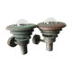 Pair of classic danish copper outdoor lamps