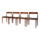 Set of four teak chairs, Danish design, 1970s, designer: Kai Kristiansen, m