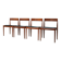 Set of four teak chairs, Danish design, 1970s, designer: Kai Kristiansen, m
