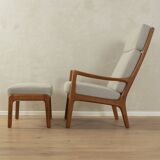 Senator armchair with stool, Ole Wanscher