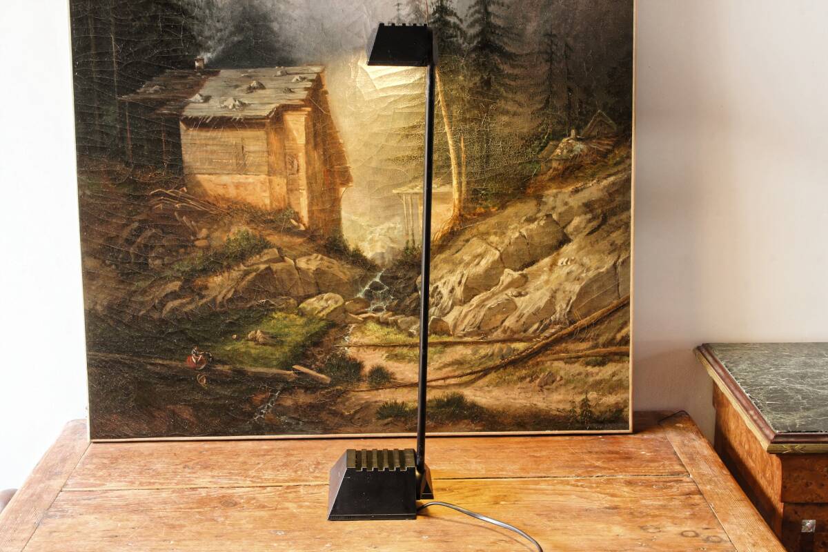 1980s lamp, Diedre design, Solere brand