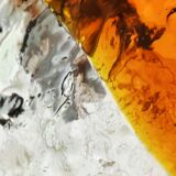 Murano glass wall lamp. Italy 1970s.