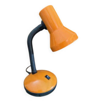 Orange casserole lamp from the 80s/90s