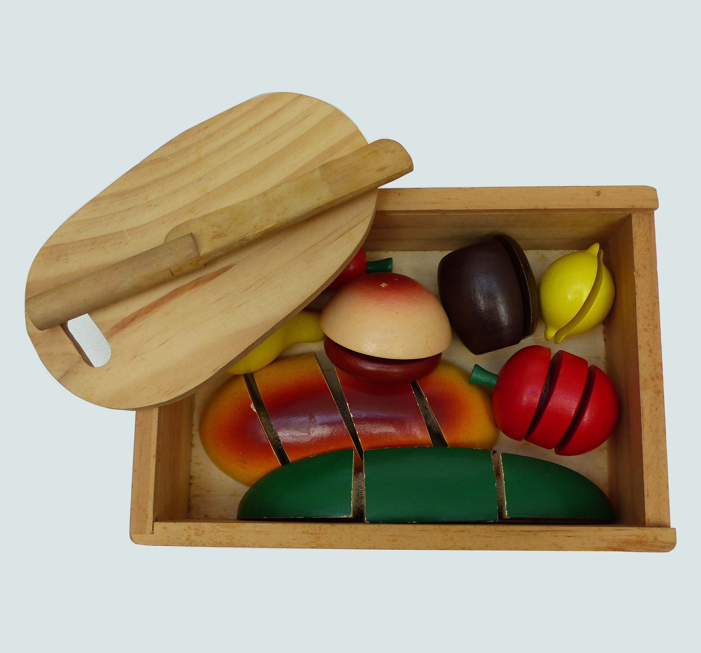 Wooden toys The vegetables