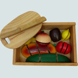 Wooden toys The vegetables