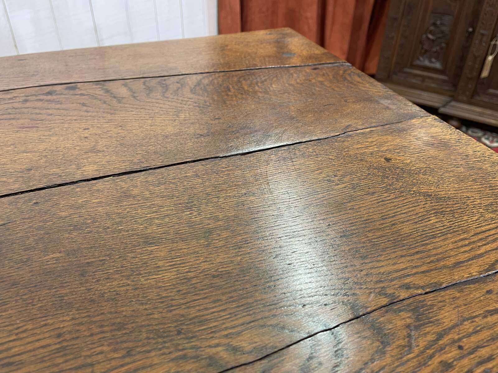 Late 19th century Gothic style oak desk