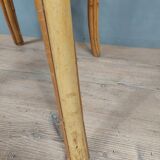 Vintage bamboo and rattan armchair