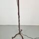 Brutalist Floor Lamp in Wrought Iron, 1950s