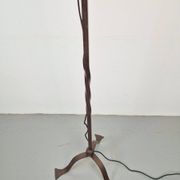 Lampe de sol brutaliste en fer forgé, années 1950