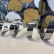 Paire d’appliques vintage 70 chrome
