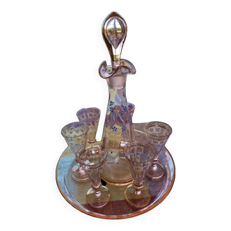 Art Nouveau style liquor service