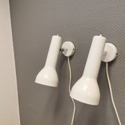 2 wall lamps, Schmidt's lampe design, Denmark early 1980s by Hans Schmidt