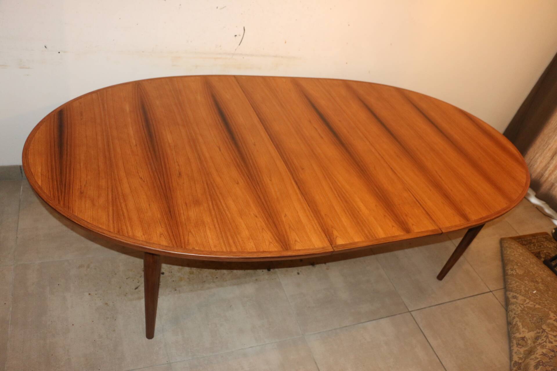Arne Vodder rosewood table for 6/10 people