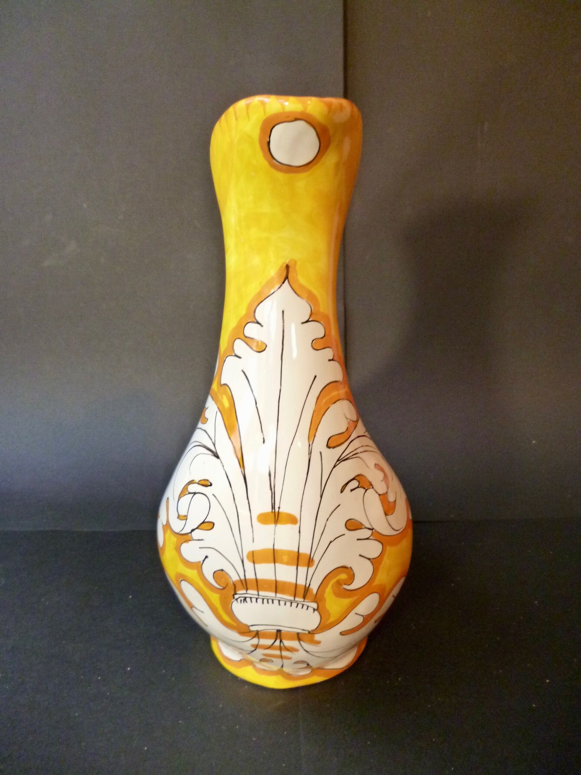 Pitcher ceramic, "giacomini orvieto" Italy