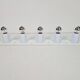 Vintage Space Age Domino Wall Lamp in White from Targetti Sarkey, 1970s