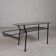 Vintage coffee table with magazine rack, 1950s