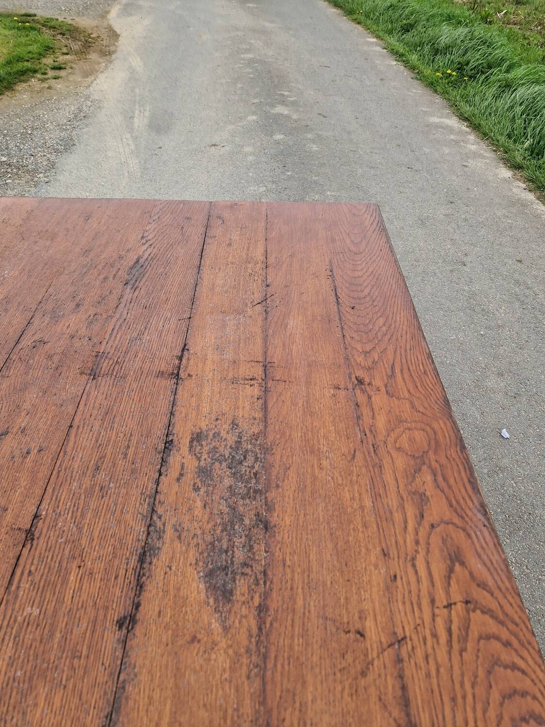 Solid farm table 1m70