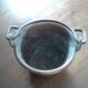 Small cauldron . hammered copper