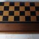 Backgammon game old wooden board game