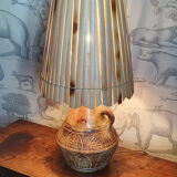 Olivier Pettit Vallauris ceramic lamp