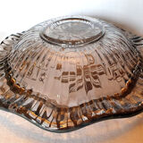 Art deco crystal cut signed P.Davesn