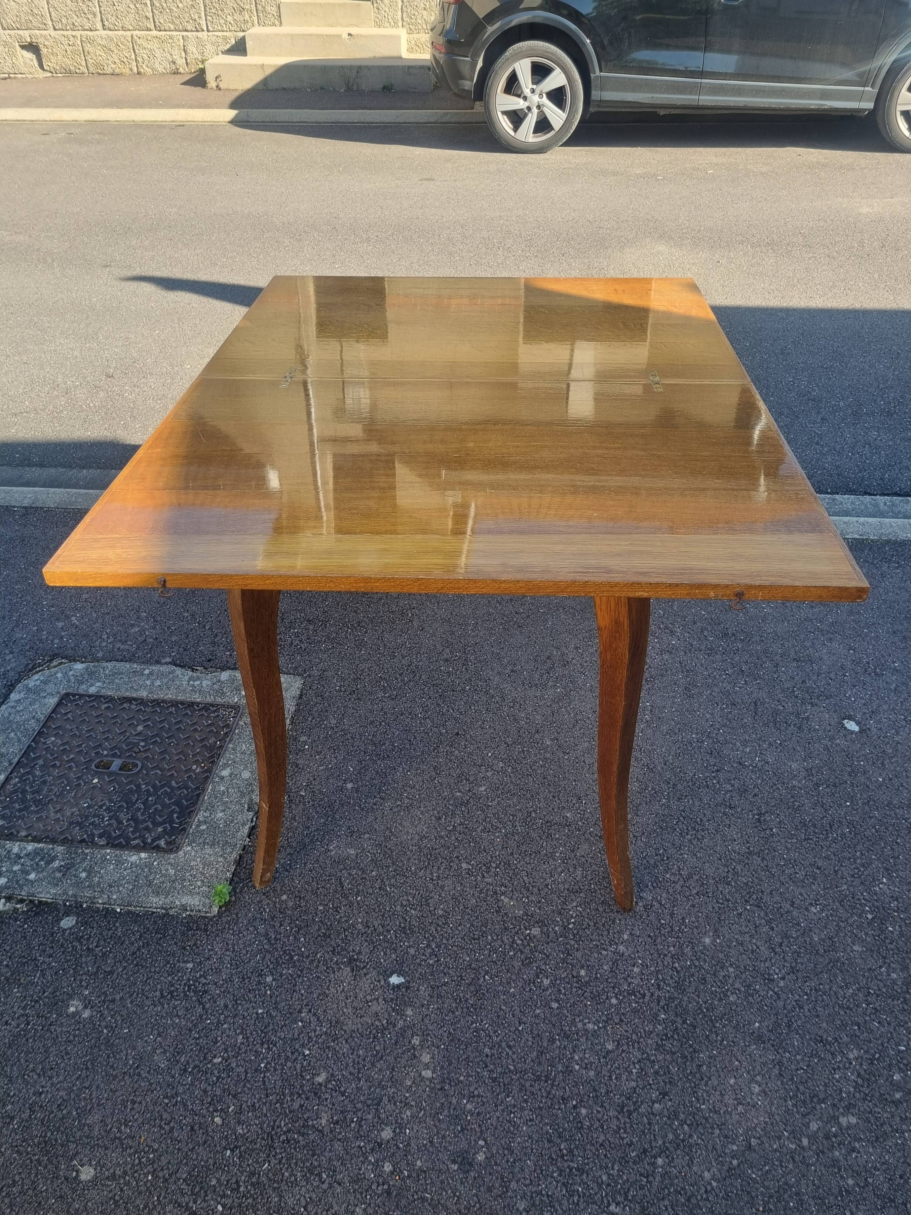 Old folding table