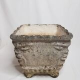 Jardinière anthropomorphe vintage "Ustica" en pierre reconstituée (40 cm)