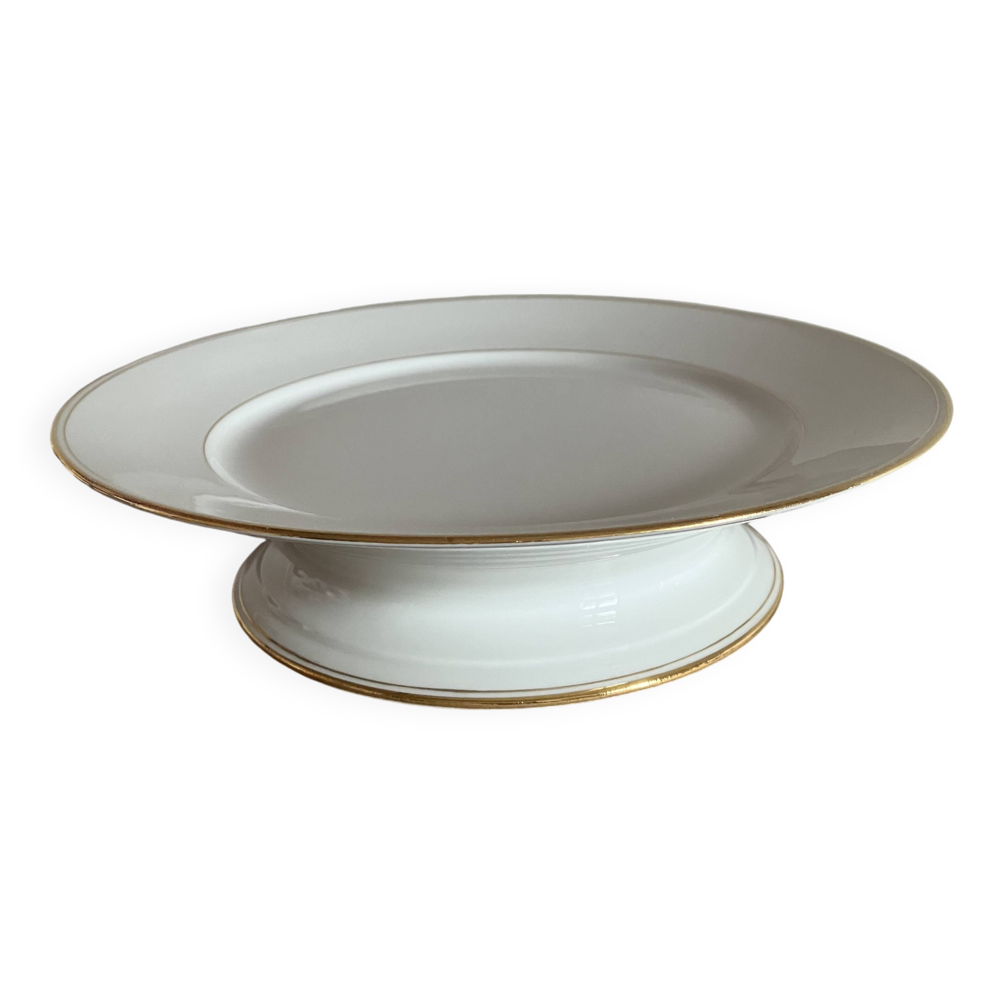 Plat présentoir porcelaine