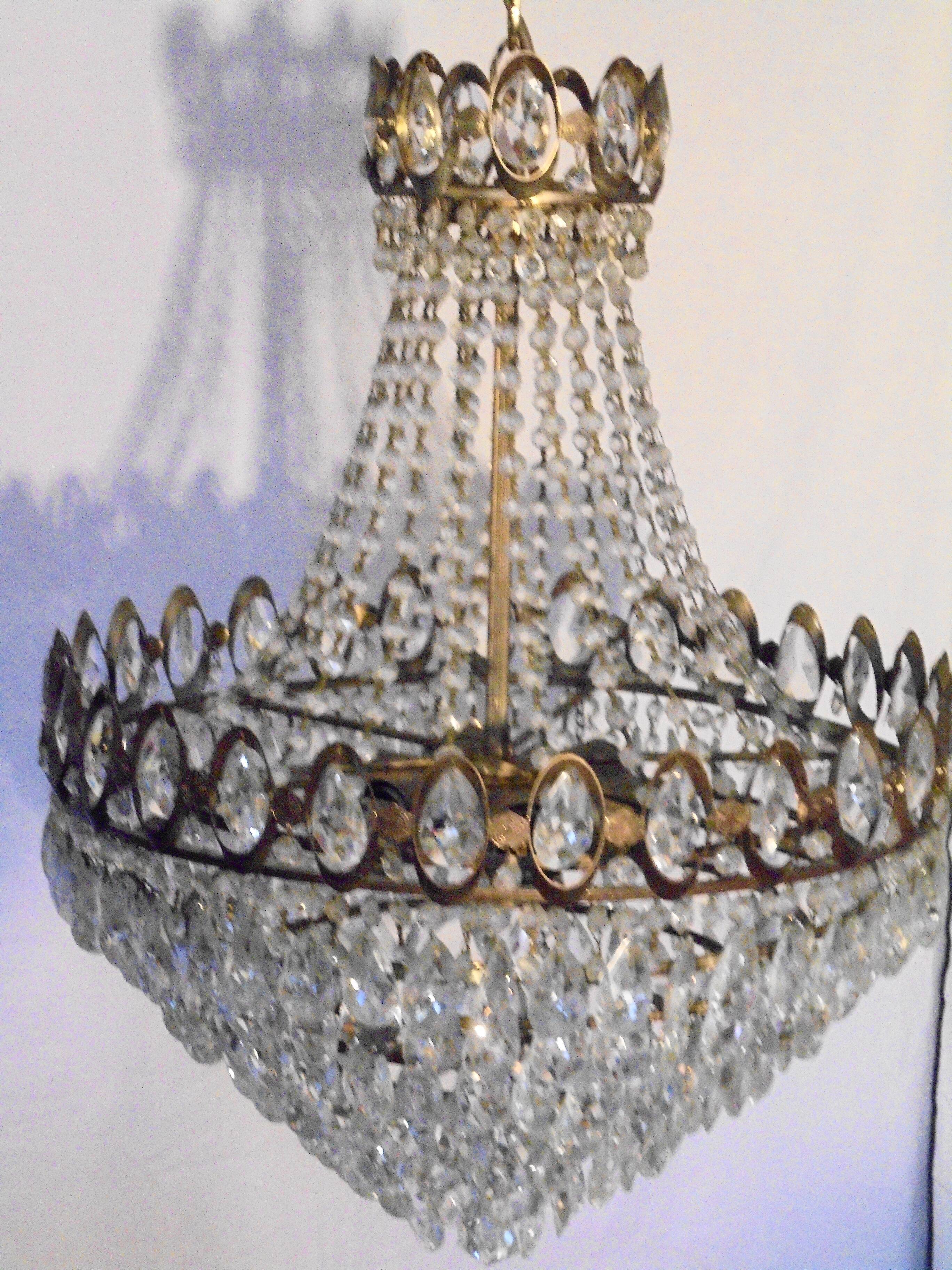 Mongolfier chandelier from the 70s