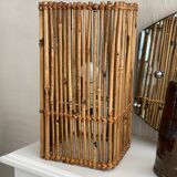 Vintage rattan lamp