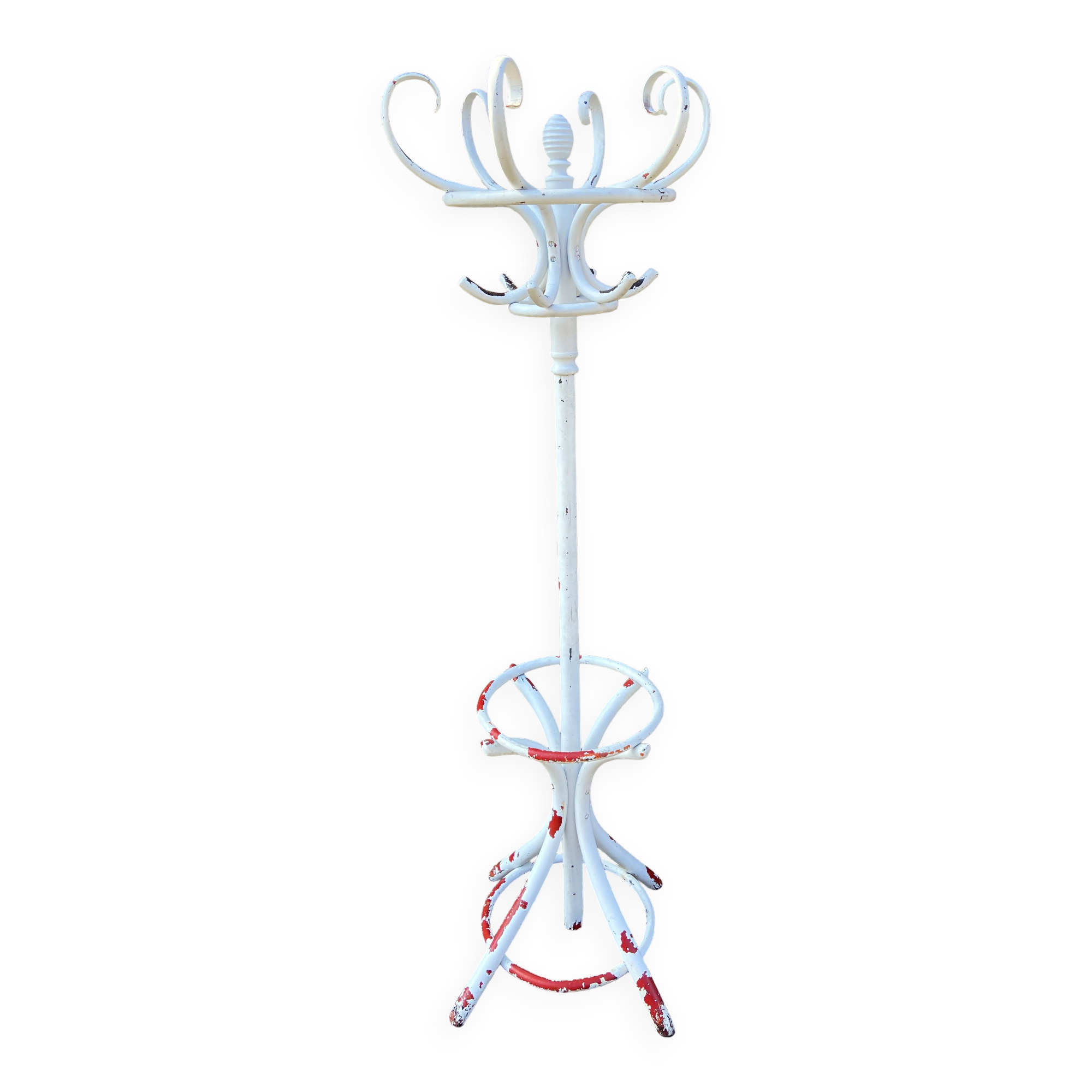 Antique parrot coat rack