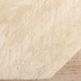 Italian Octagonal travertine table, 1980s.