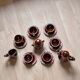 VALLAURIS - vintage coffee or tea service - signed - 15 pieces