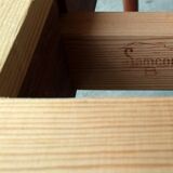 Scandinavian extensible table Samcom renovated graphic