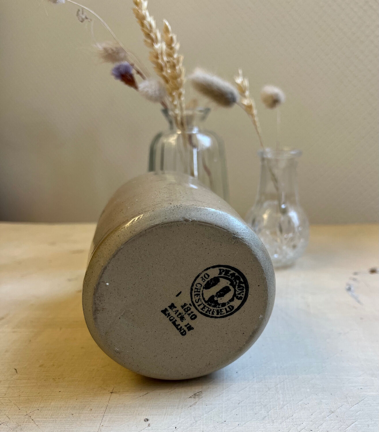 Vintage Pearsons stoneware oil pot