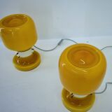 Pair of Midcentury Table Lamps by Zbyněk Hřivnáč, Equipment Hotel Praha, 1960s