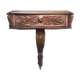Carved wood side table. 1950s