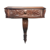 Console en bois sculpté années 1950