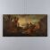 Old painting landscape with figures, oil on canvas, 18th century