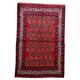 Handmade vintage Persian Hamadan rug 137cm x 210cm, 1960s