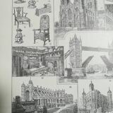 Lithograph on Great Britain from 1928