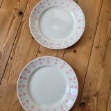 Set of 5 flat plates FB 66 Badonviller